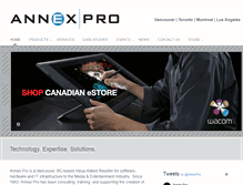 Tablet Screenshot of annexpro.com